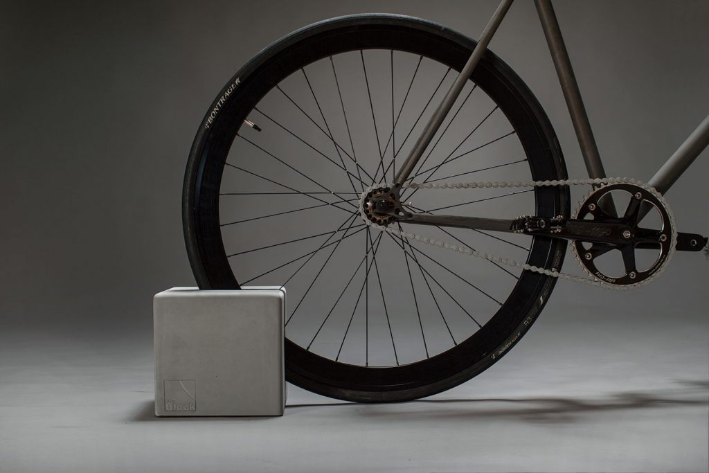 concrete bike stand